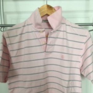 Men's Pink Izod Polo Shirt - Size S